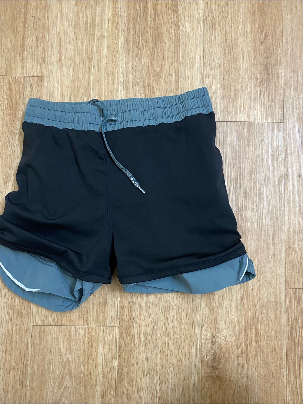 Alphalete Women's Athletic Shorts in Slate Teal - Picture 6 of 6